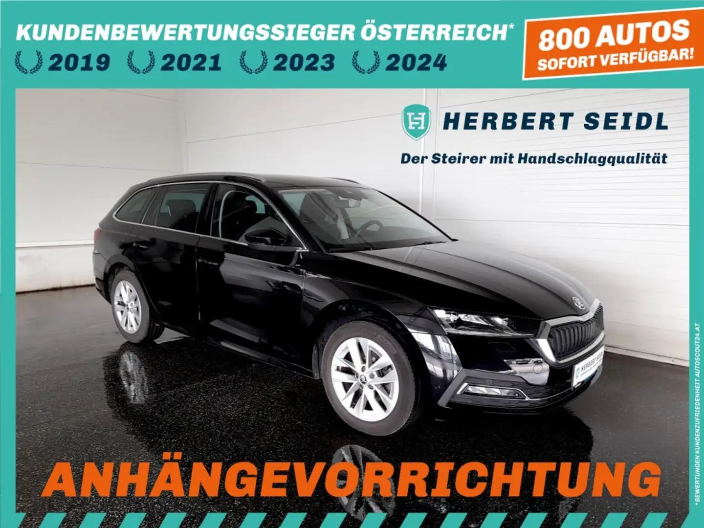 Skoda Octavia Combi STYLE 2,0 TDI DSG *MATRIX-LED / HEAD-UP / VIRTUELL / NAVI / AHV / ACC / MEMORY SPORTSITZ / KEYLESS* Schwarz - 1