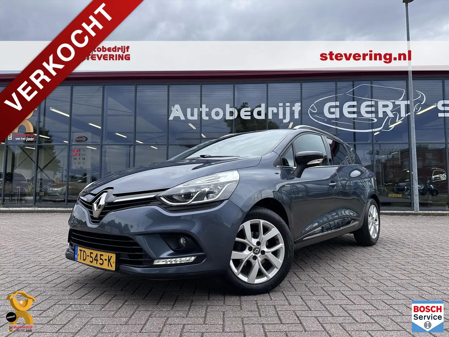 Renault Clio 0.9 TCE ESTATE Limited / Navi / Airco / Trekhaak Grijs - 1