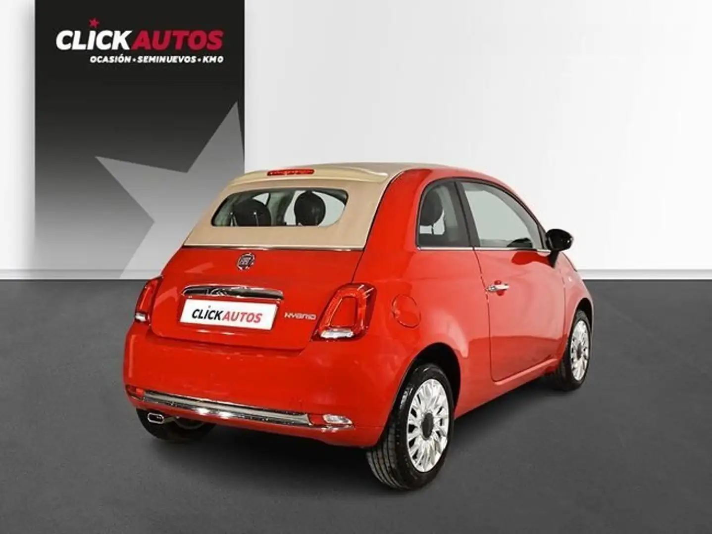 Fiat 500 1.0 Hybrid 70CV Monotrim Rojo - 2