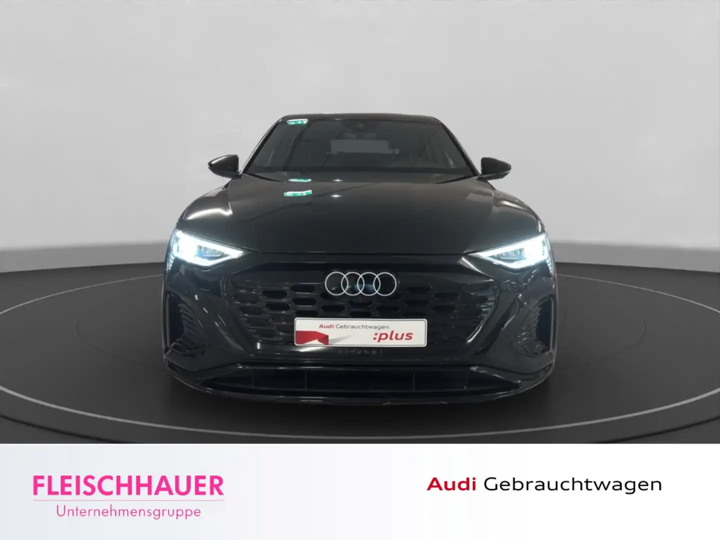 Audi Q8 e-tron Sportback 55 qu. S-line Matrix+AHK+Navi+360°+ACC Schwarz - 2