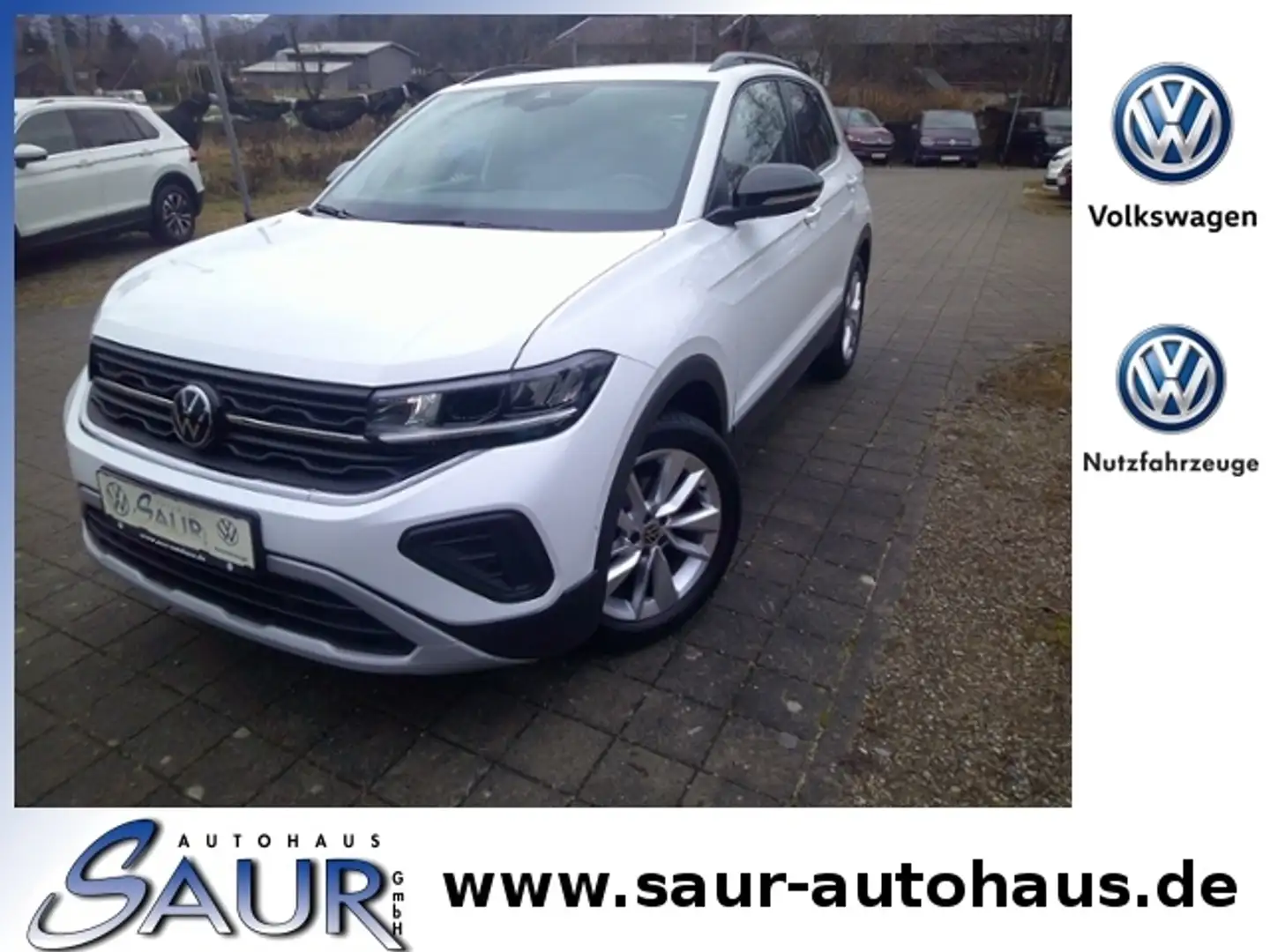 Volkswagen T-Cross Goal 1.0 TSI*DSG*AHK*Navi*ACC*SHZ*PLA KLIMA ALU Weiß - 1