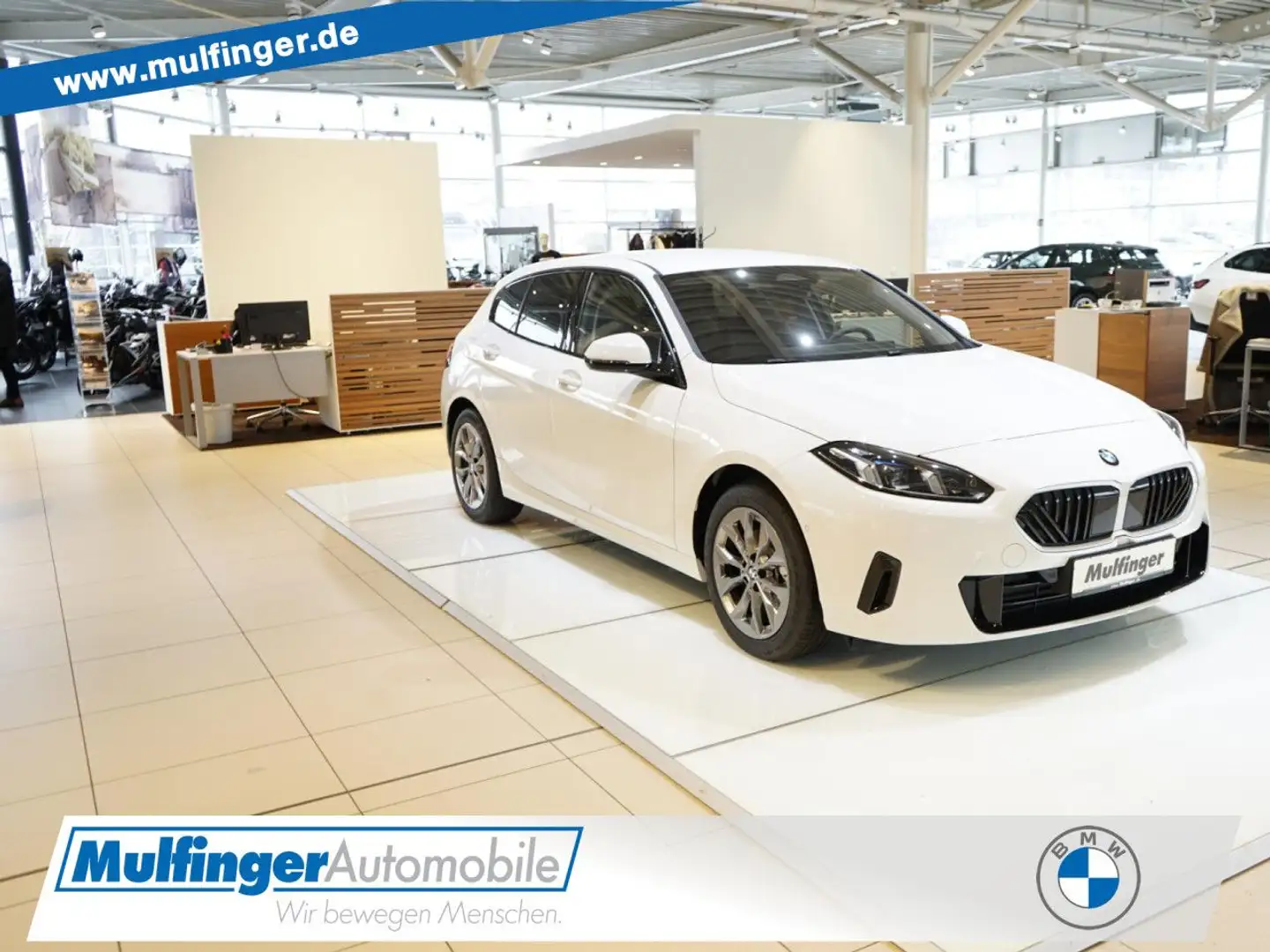 BMW 120 Navi AHK Adapt.LED SH Komfortzugang Lenkradhei White - 1