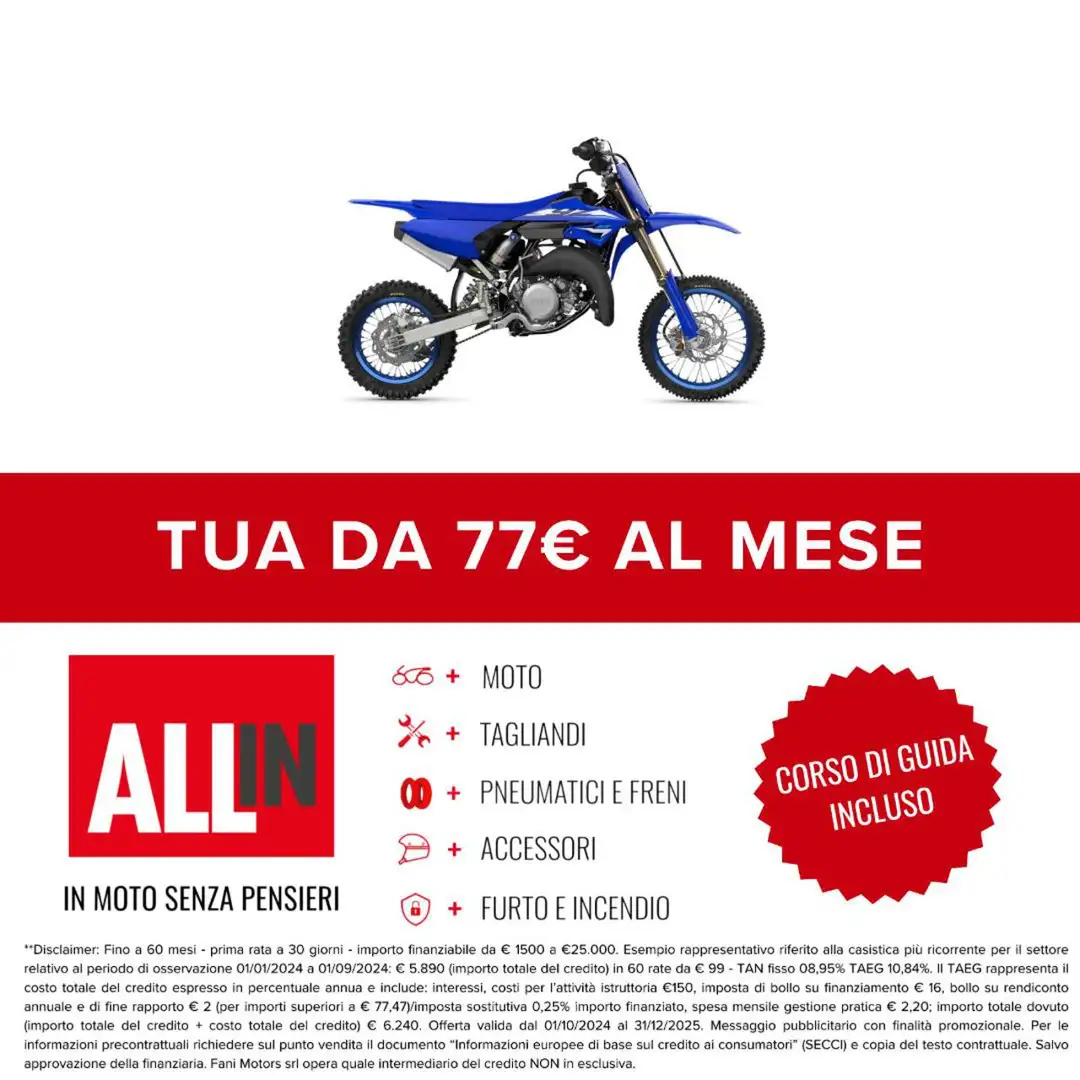 Yamaha YZ 85 YZ 65 2026 Gris - 2