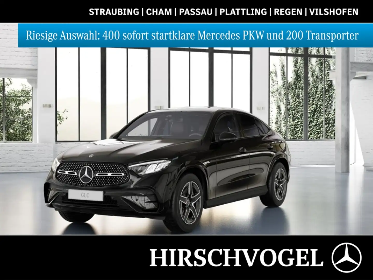 Mercedes-Benz GLC 220 d 4M EDITION AMG-Line+Night+AHK+DISTRON Schwarz - 1