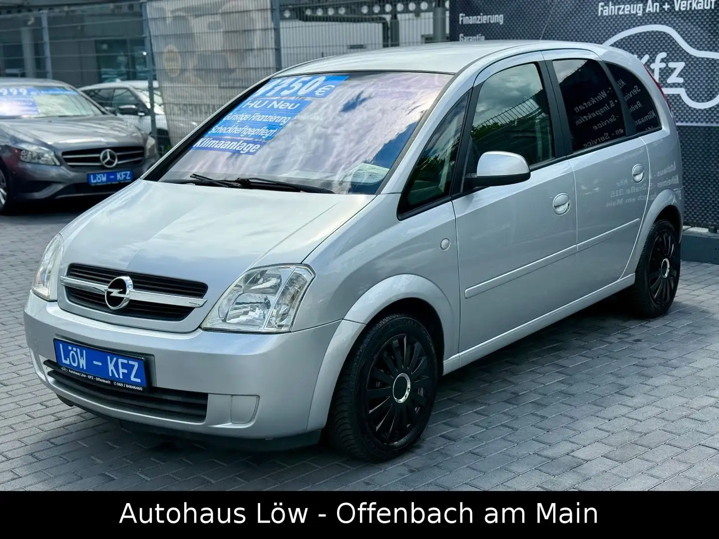 Opel Meriva TÜV NEU 1.HAND SCHECKHEFT ALLWETTERREIFEN Plateado - 2
