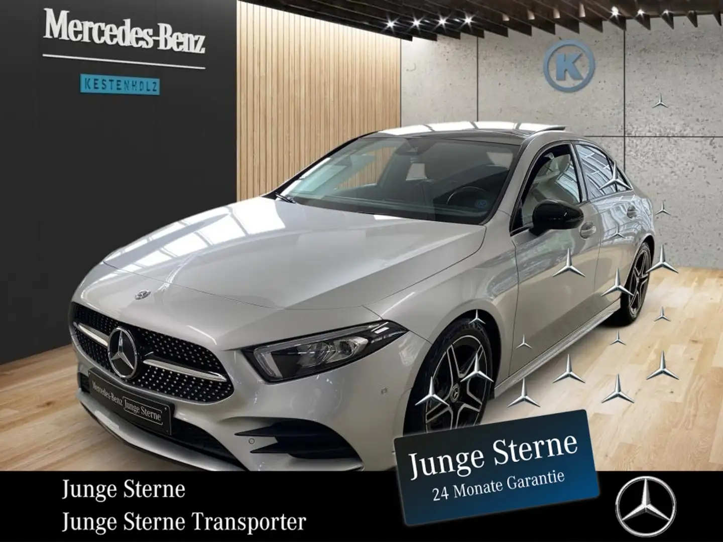 Mercedes-Benz A 180 Limousine *AMG*NIGHT*SHZ*NAVI*PANO*LED* Срібний - 1
