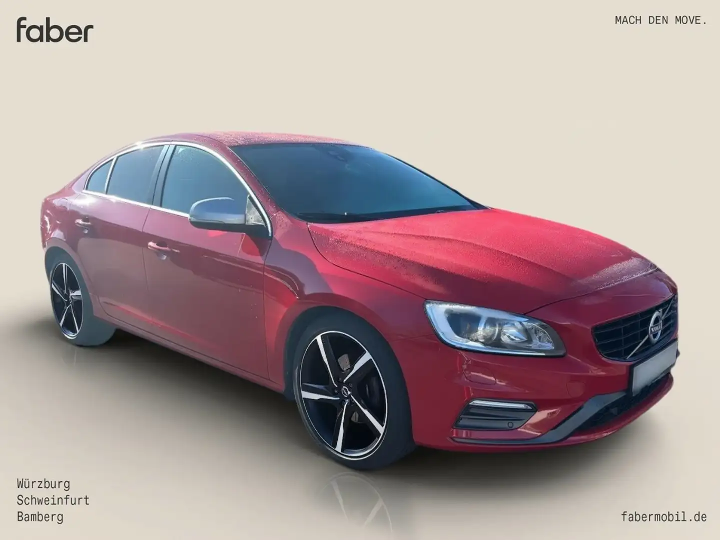 Volvo S60 T3 Momentum R-Design Roşu - 1