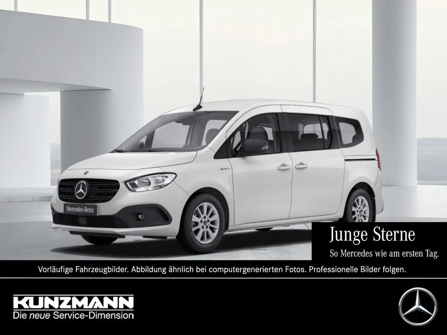 Mercedes-Benz Citan e  Tourer PRO Lang Navi Kamera Blanc - 1