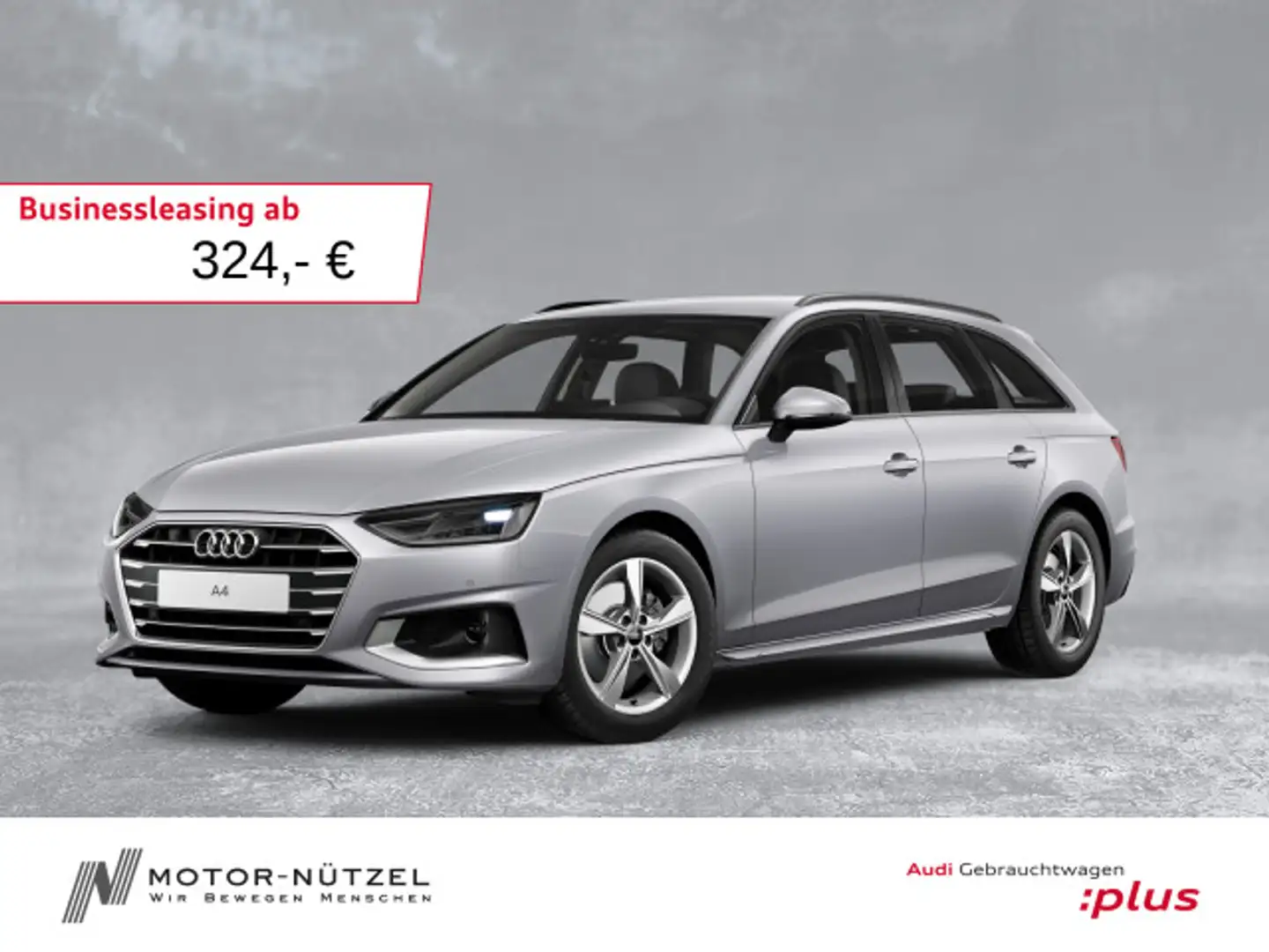 Audi A4 35 TDI S-TR ADVANCED NAVI+2xPDC+ACC+AHK Silber - 1
