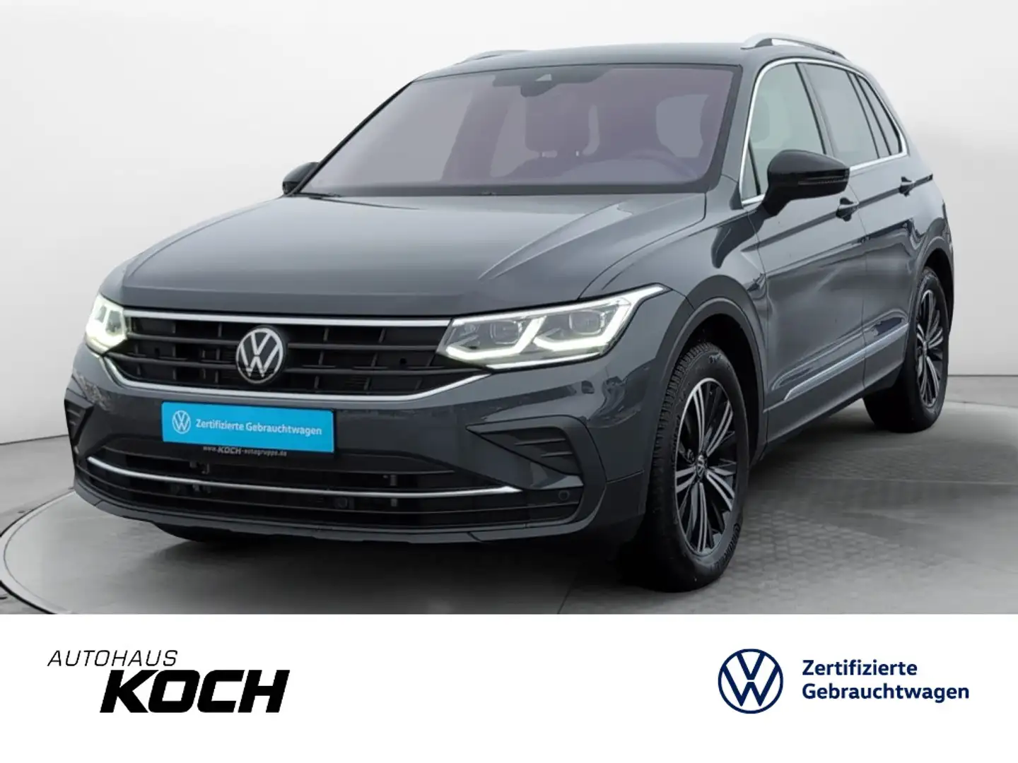 Volkswagen Tiguan 2.0TDI Move DSG Navi LED AHK Kamera Grijs - 1
