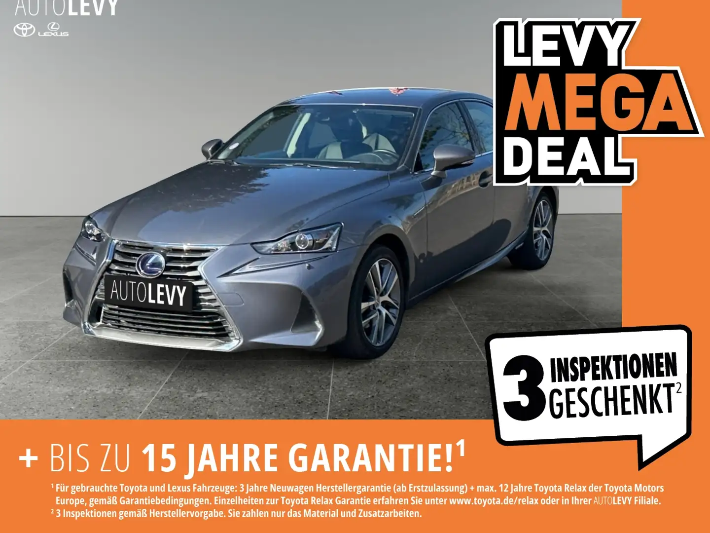 Lexus IS 300 h *NAVI*SHZ*KAMERA*LED*PDC*DAB* Szürke - 1
