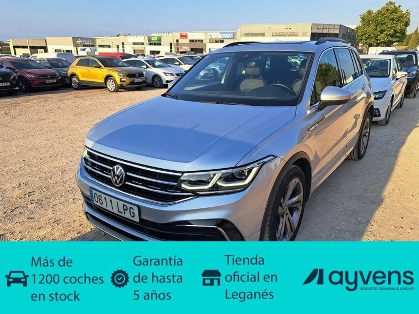 Volkswagen Tiguan 2.0TDI R-Line DSG 110kW Gris - 1