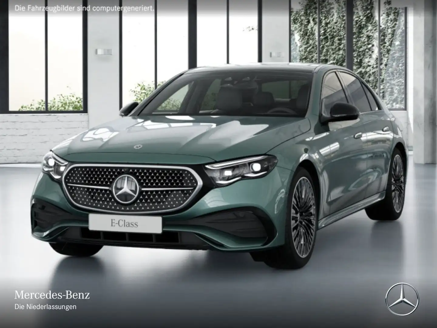 Mercedes-Benz E 300 de AMG Fahrass Airmat Pano Burmester Distr+ Silber - 2