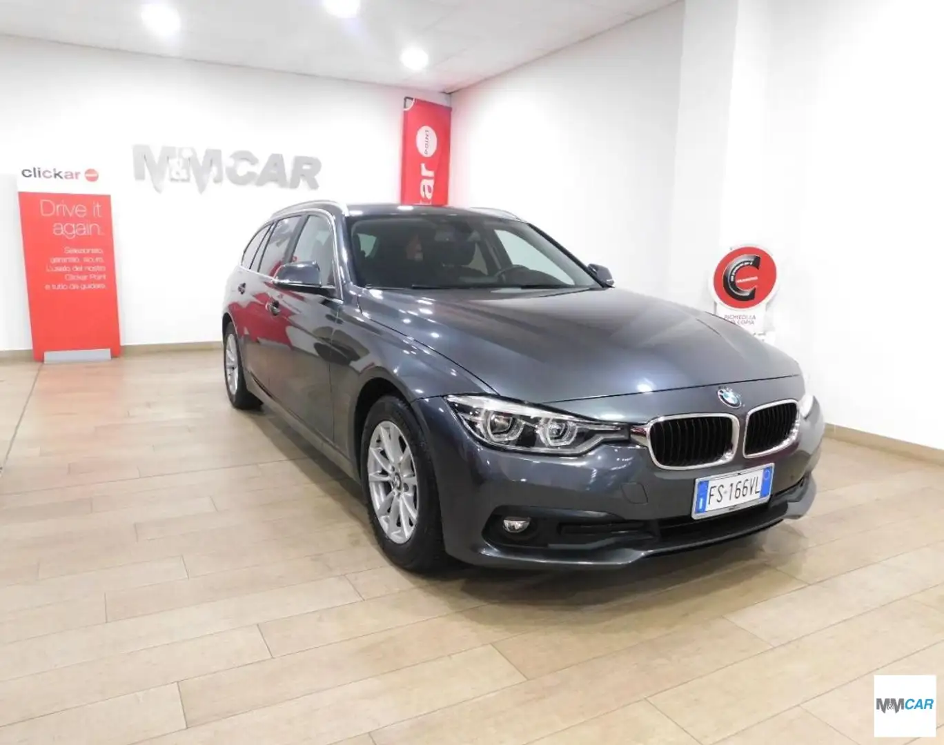 BMW 318 d Touring Business Advantage aut. Gris - 1