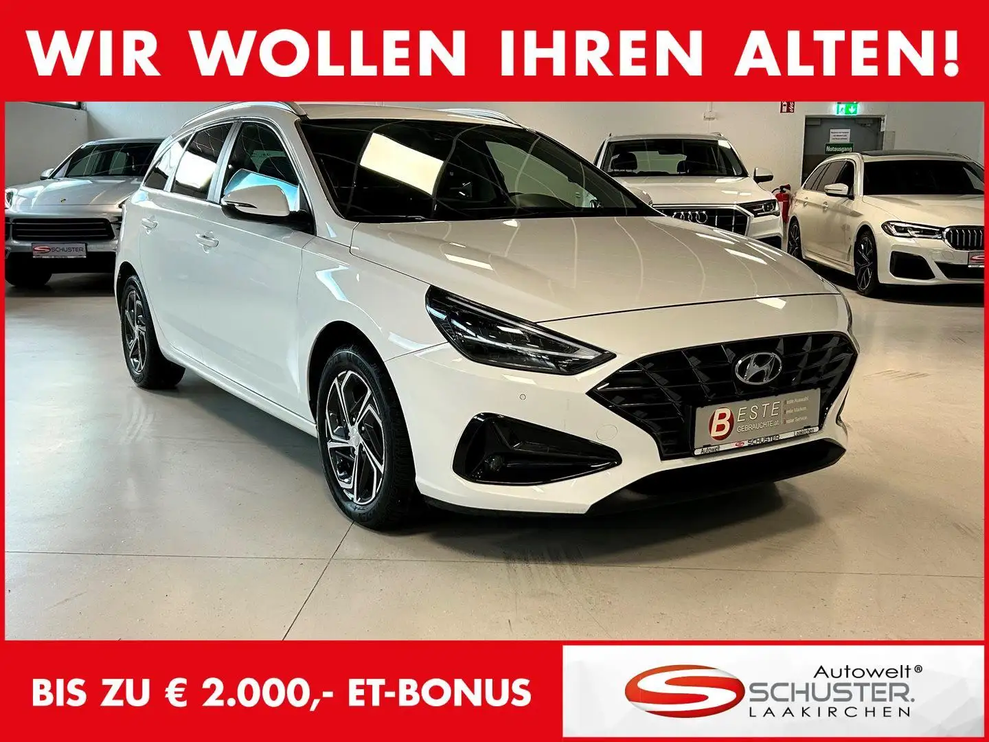 Hyundai i30 CW1.6 CRDi Trendline Bianco - 1