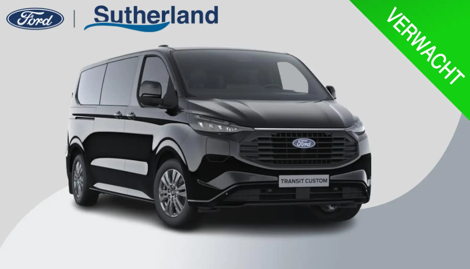 Ford Transit Custom 340 2.5 PHEV L2H1 Limited 233pk | Kombi | Incl. BT Negro - 1