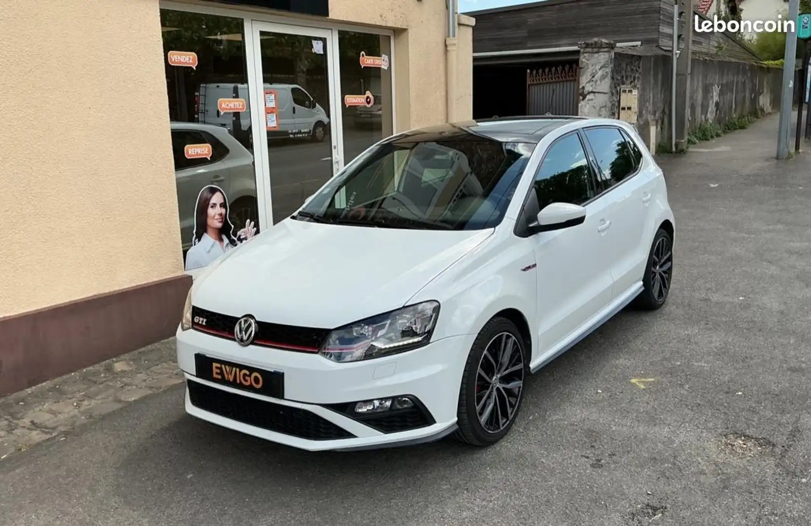 Volkswagen Polo 1.8 TSI 190Ch BLUEMOTION GTI DSG BVA TOIT OUVRANT Blanco - 1