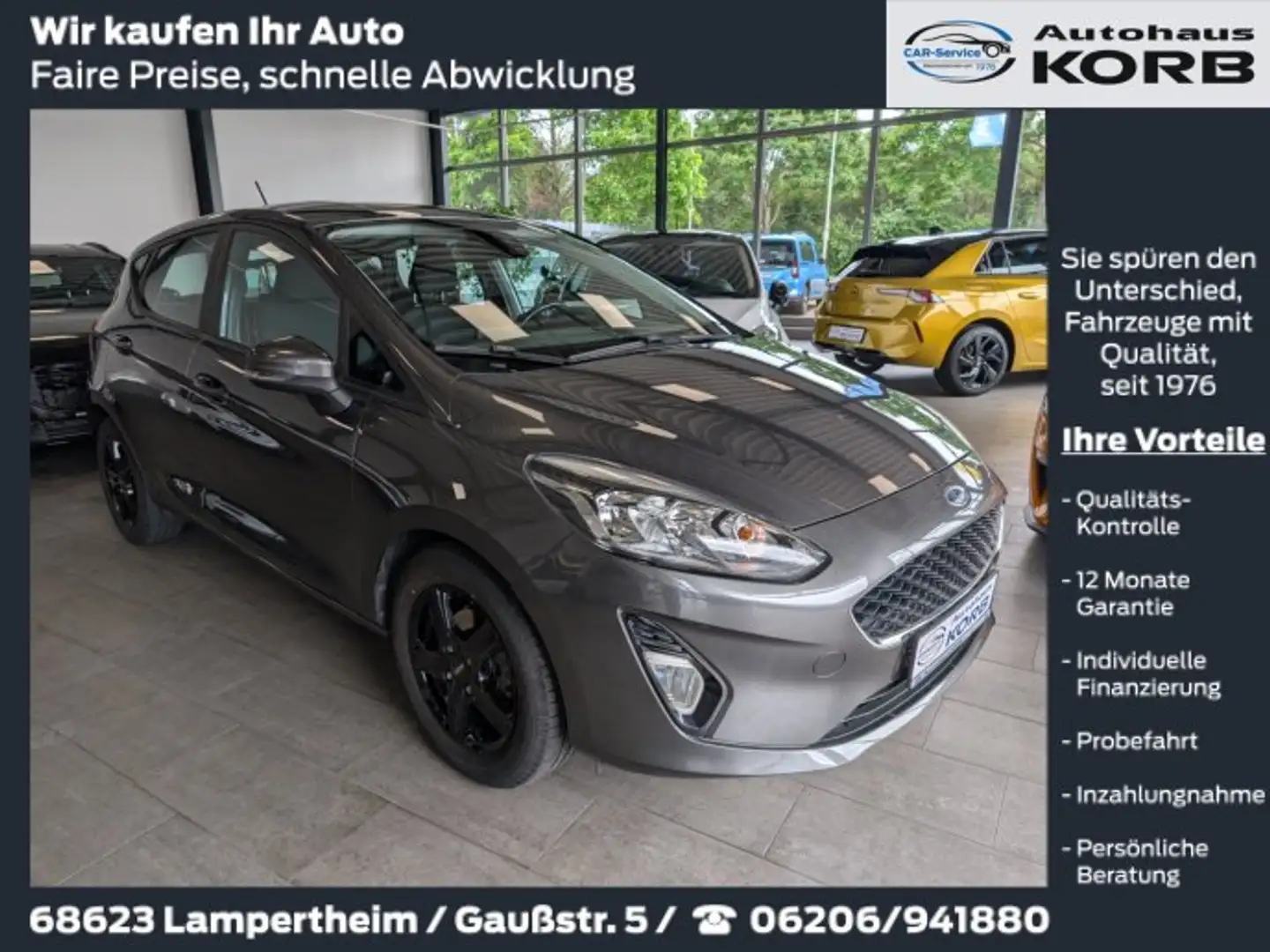 Ford Fiesta 1.1 Cool & Connect Gris - 1