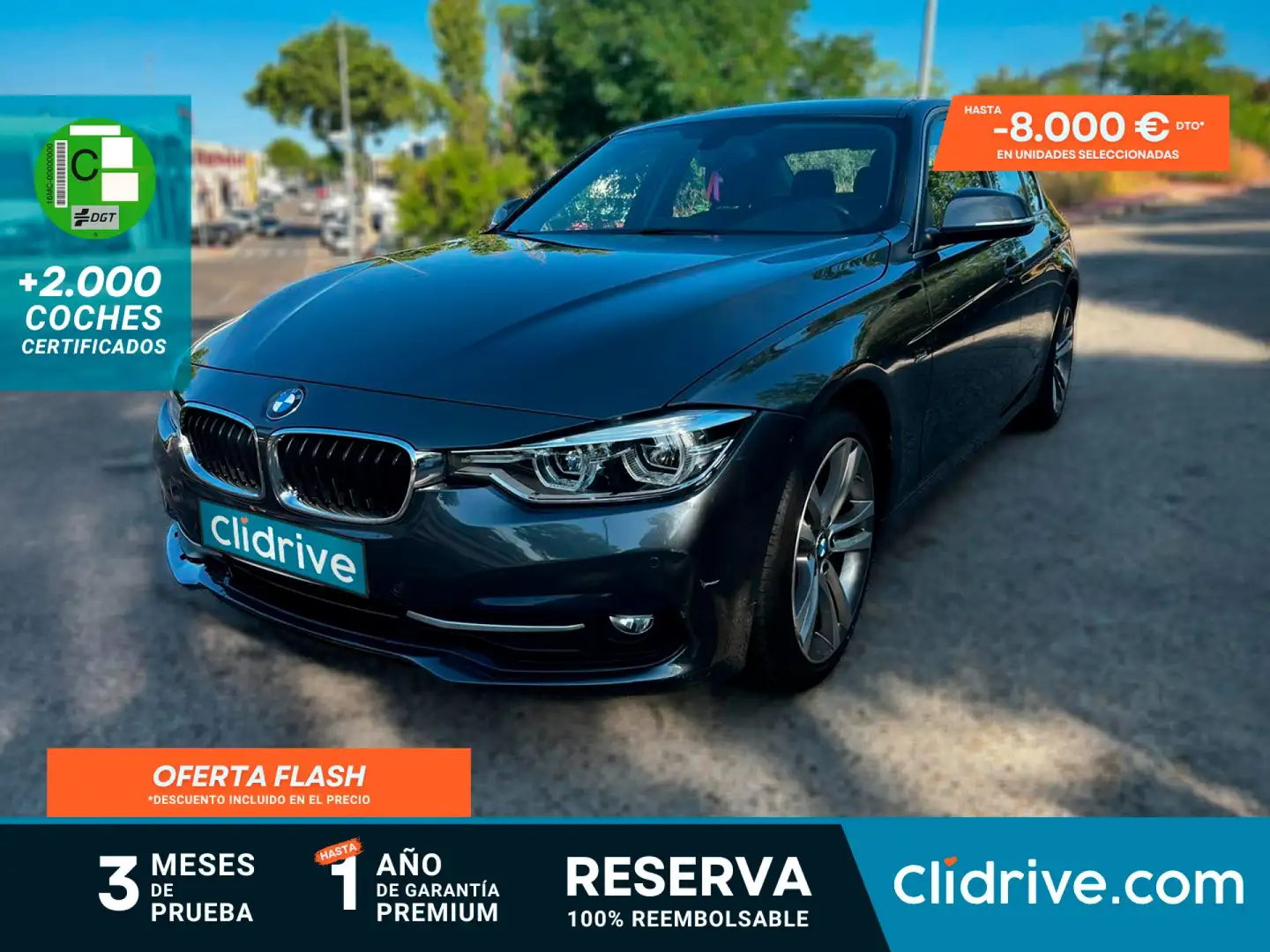 BMW 318 318dA Business Gris - 1