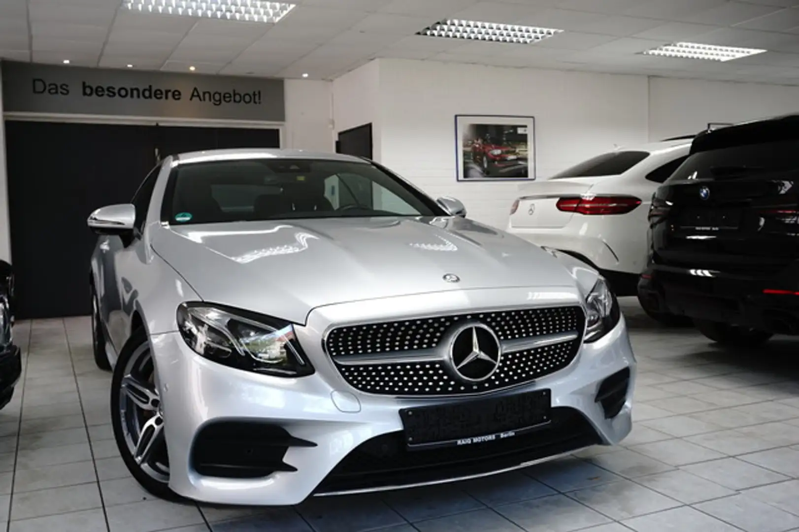 Mercedes-Benz E 200 Coupe AMG LINE BURMES. MULTIBEAM WIDE KAM Silber - 1