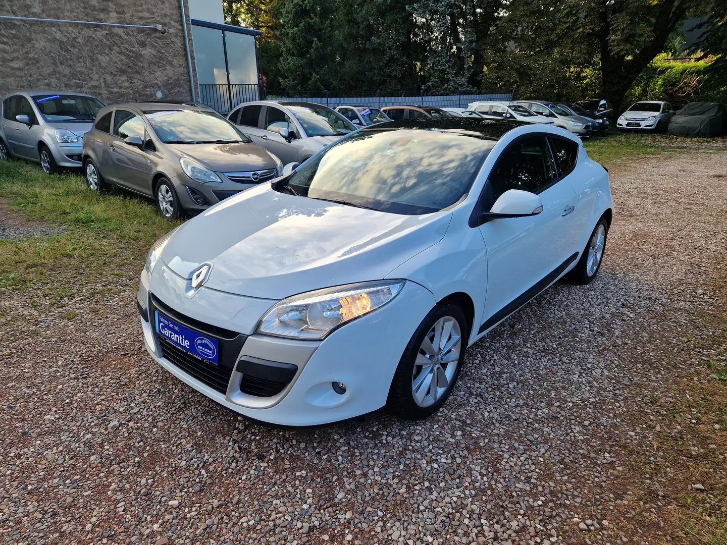 Renault Megane III Coupe Klimatro 75Tkm Pano Sitzhzg 17" Kamera Weiß - 1