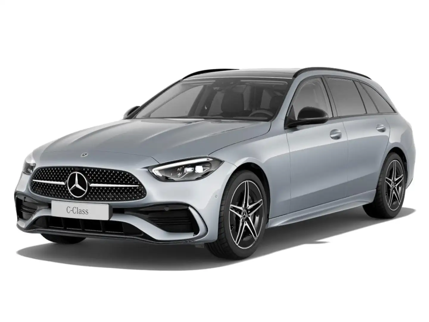 Mercedes-Benz C 200 T AMG*NIGHT*PANO*AHK*MEMORY*TOTW*KAM Silber - 1