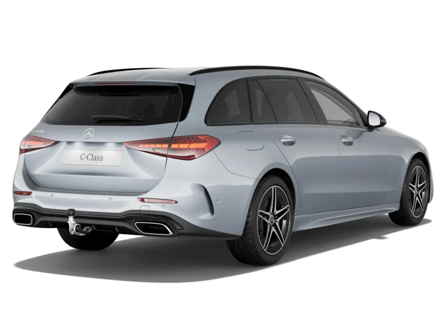 Mercedes-Benz C 200 T AMG*NIGHT*PANO*AHK*MEMORY*TOTW*KAM Silber - 2