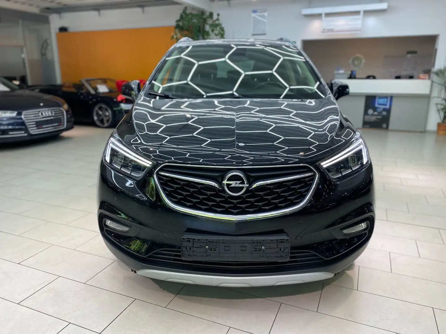Opel Mokka X 1.4 SIDI 4x4 Automatik Leder Tempo PDC Start/Stopp Schwarz - 2