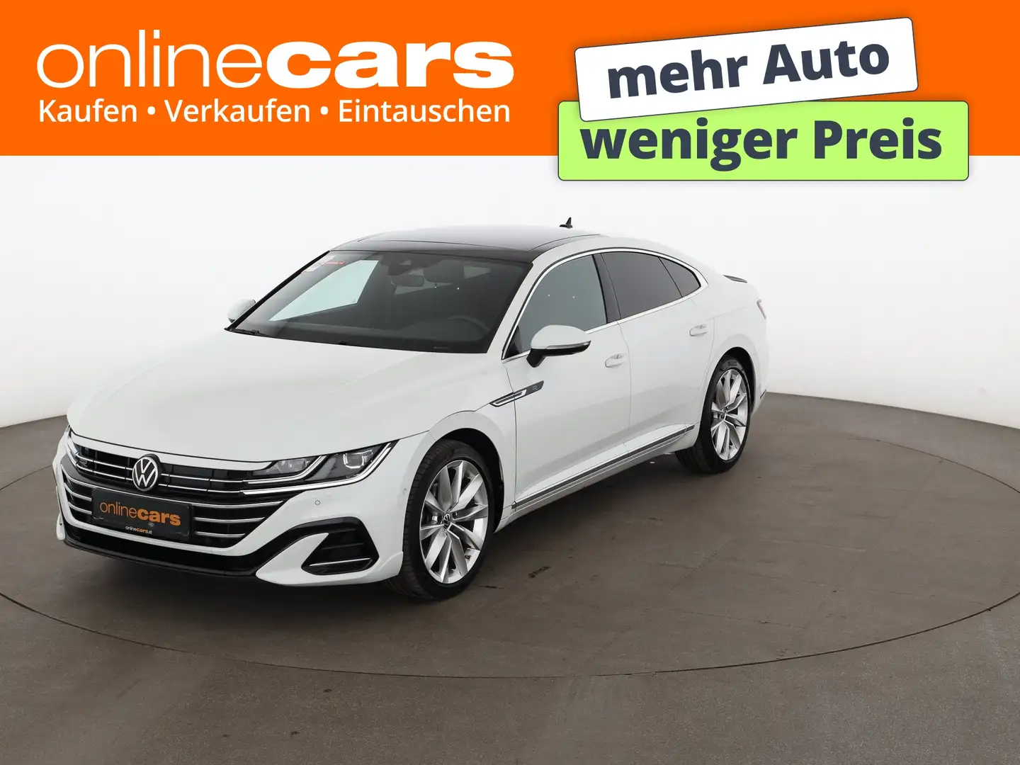 Volkswagen Arteon 1.4 TSI R-Line Aut LED STANDHZG 360-CAM Weiß - 1