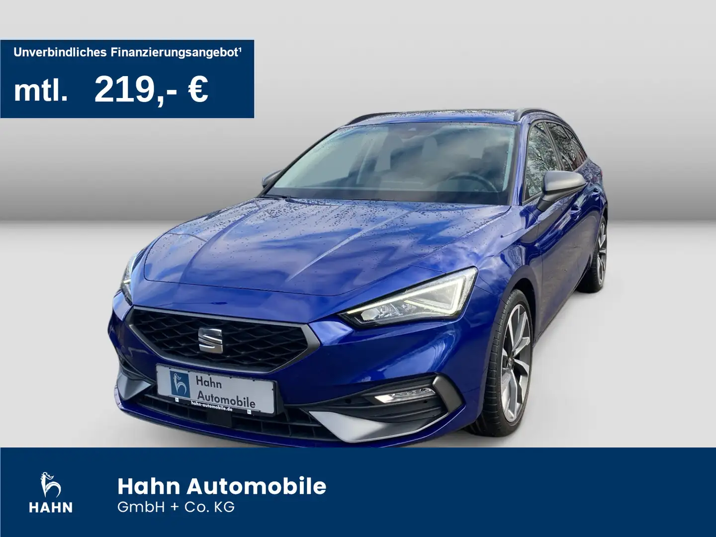 SEAT Leon Sportstourer 1.5eTSI DSG FR LED PDC Navi Blau - 1