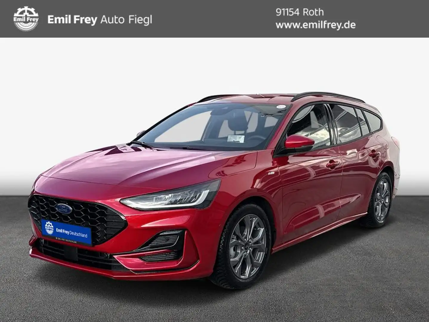 Ford Focus Turnier 1.0 EcoBoost Hybrid ST-LINE Rouge - 1