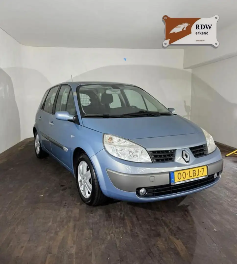 Renault Scenic 1.6-16V Dynam.Comf. Full Option, Pano, New APK Blauw - 1