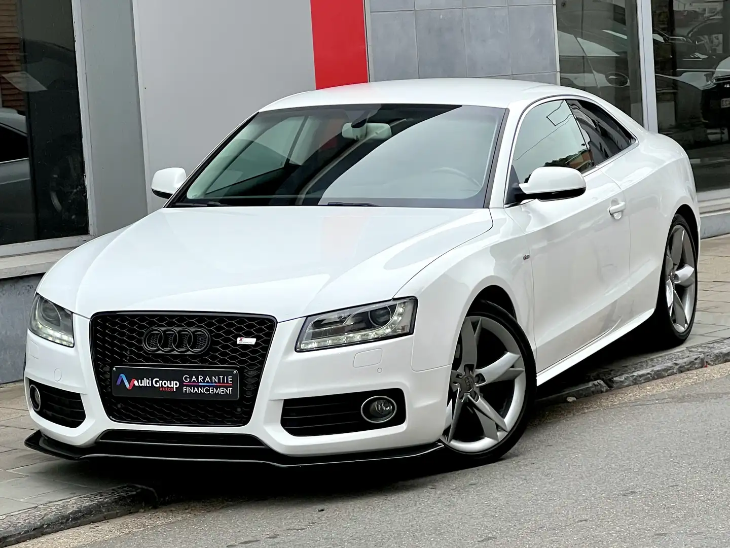 Audi A5 2.0TDi *Quattro✅GARANTIE 1an*S-Line*10.661€HT Blanc - 1