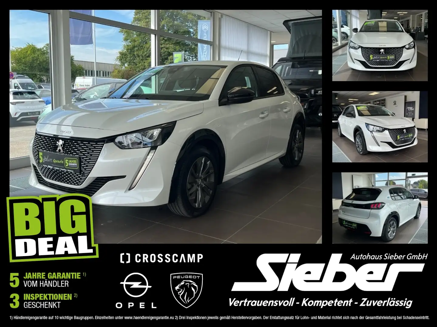 Peugeot 208 136 Allure Pack Kamera*Navi*Sitzhzg*Tempomat Blanc - 1