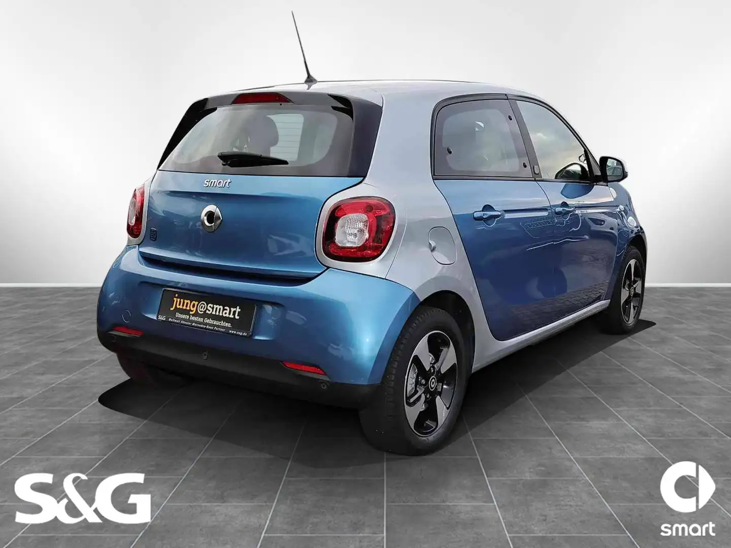 smart forFour EQ SITZHEIZUNG+15 ZOLL+TEMPOMAT+22 KW Bleu - 2