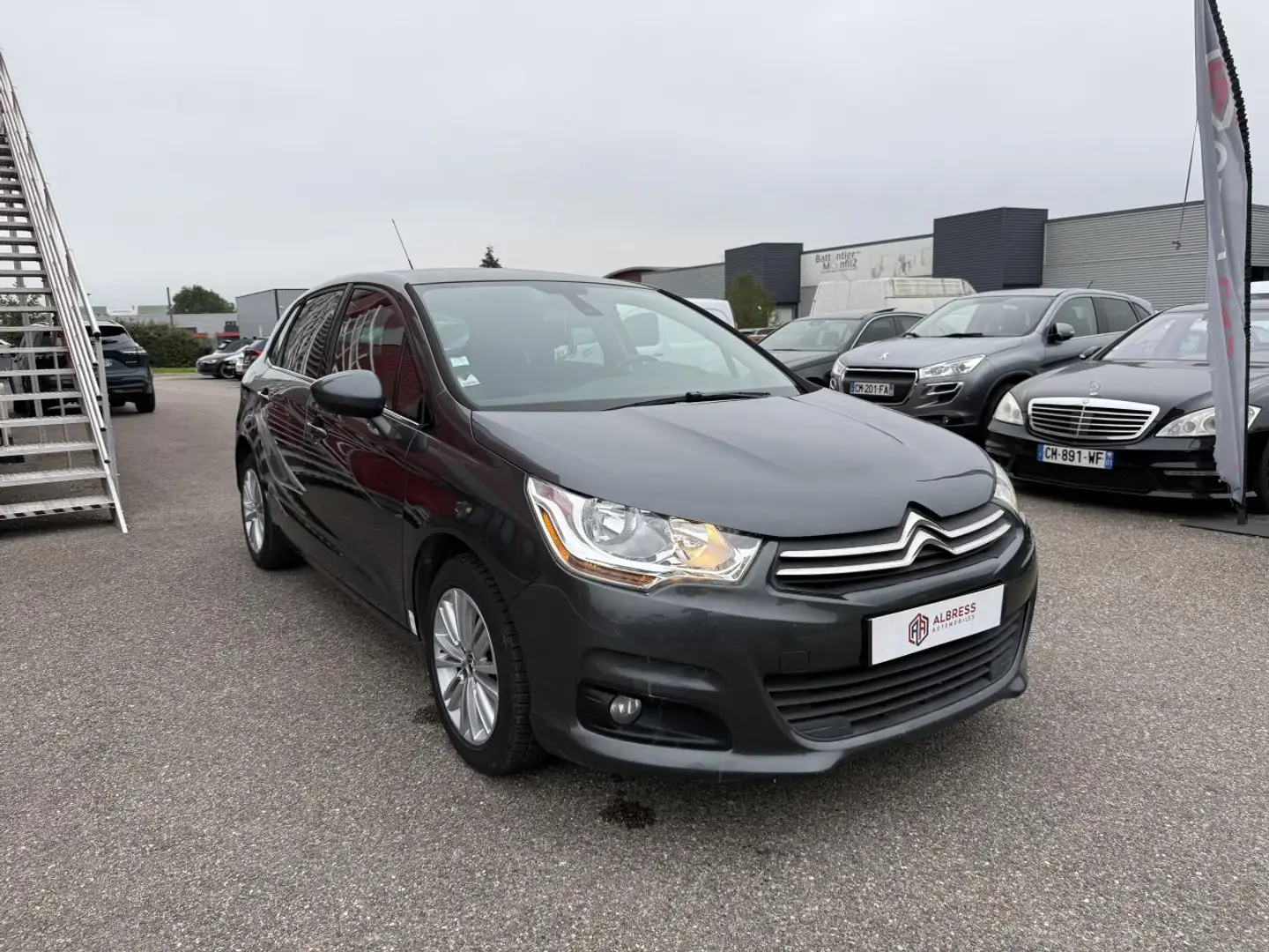 Citroen C4 1.6 HDi FAP - 90  2010 BERLINE ENTREPRISE Entreprise PHASE 1 Gris - 2