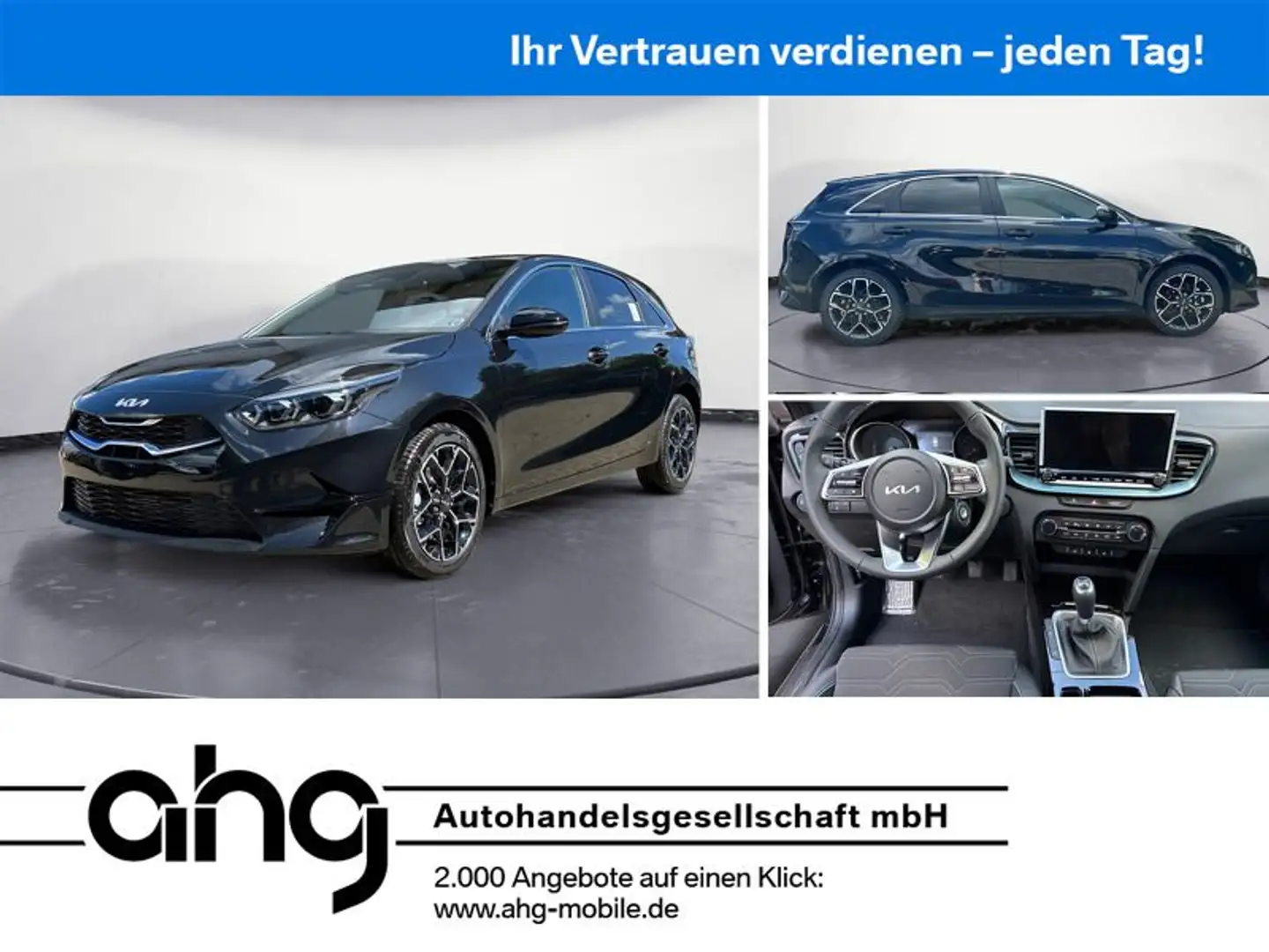 Kia Ceed / cee'd Cee'd / Ceed 1.5 T-GDI Nightline Edition KIA VIL Zwart - 1