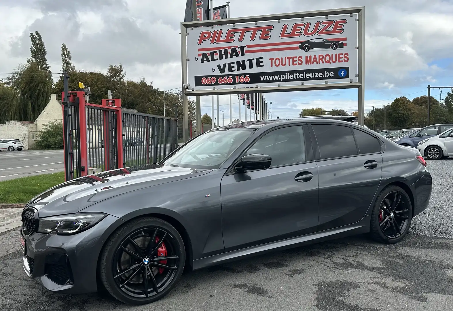 BMW 340 M340D 4X4 full OPTIONS/CUIR/CAMERA 360 Gris - 2