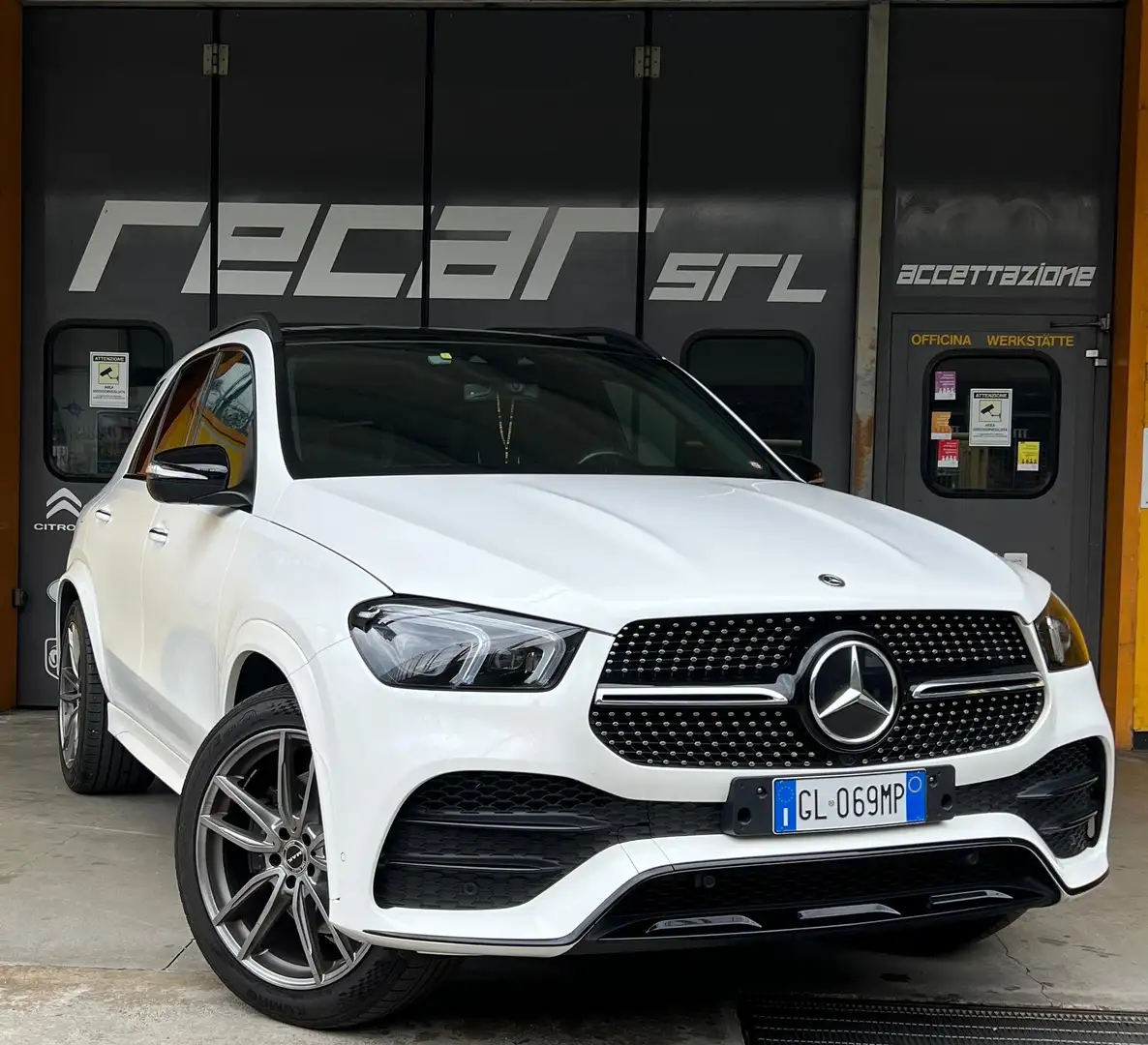 Mercedes-Benz GLE 300 d - 245CV- Premium- 4Matic - Auto - Tetto apribile Bianco - 1