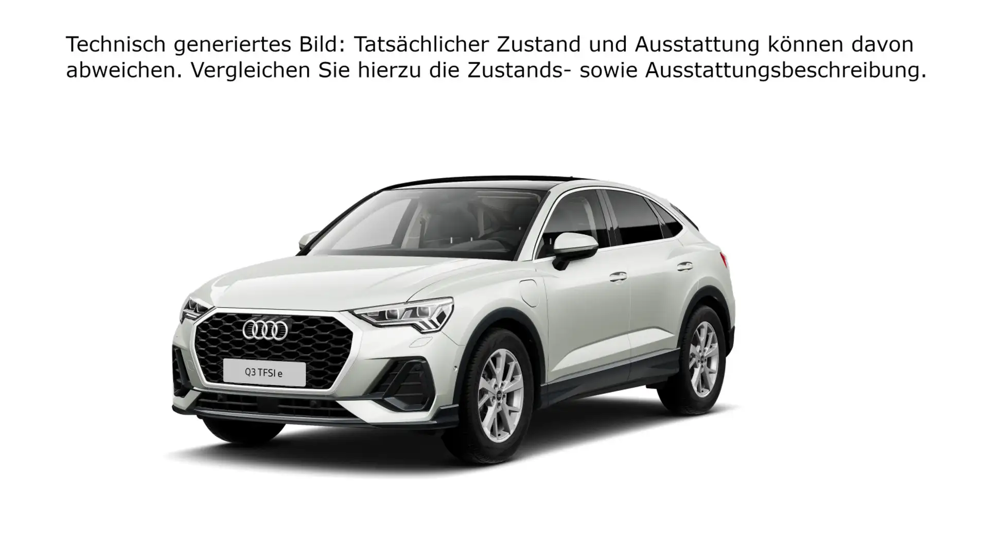 Audi Q3 45 TFSIe Sportback S tronic Silber - 2