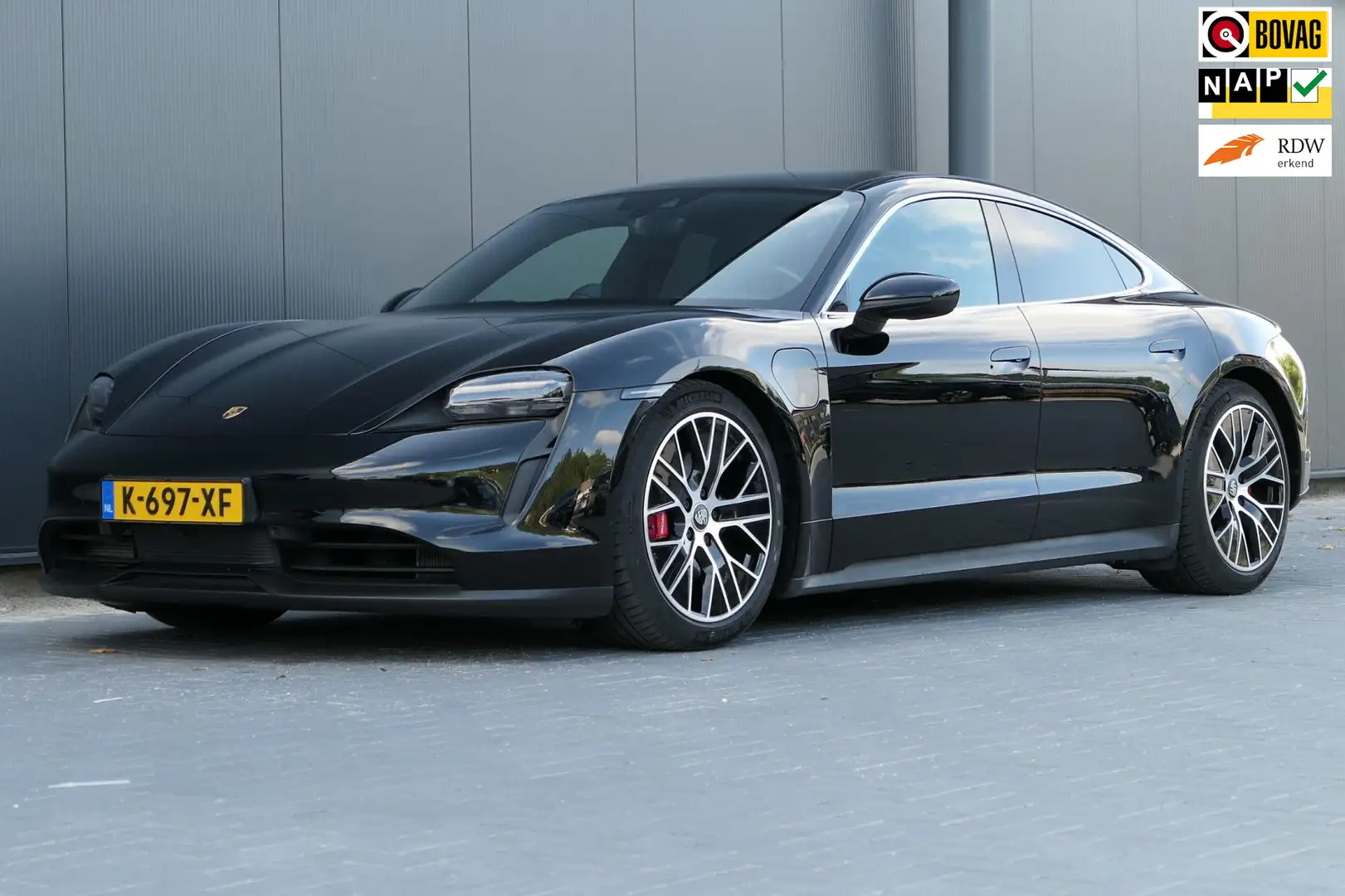 Porsche Taycan 4S Performance 84 kWh Sport Chrono Pano Luchtverin Negro - 1