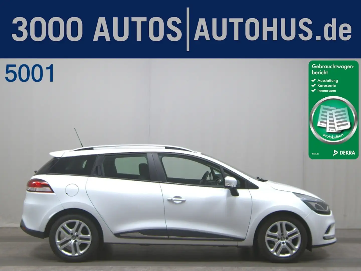 Renault Clio Grandtour 0.9 TCe Navi Tempomat Shz Klima Weiß - 1