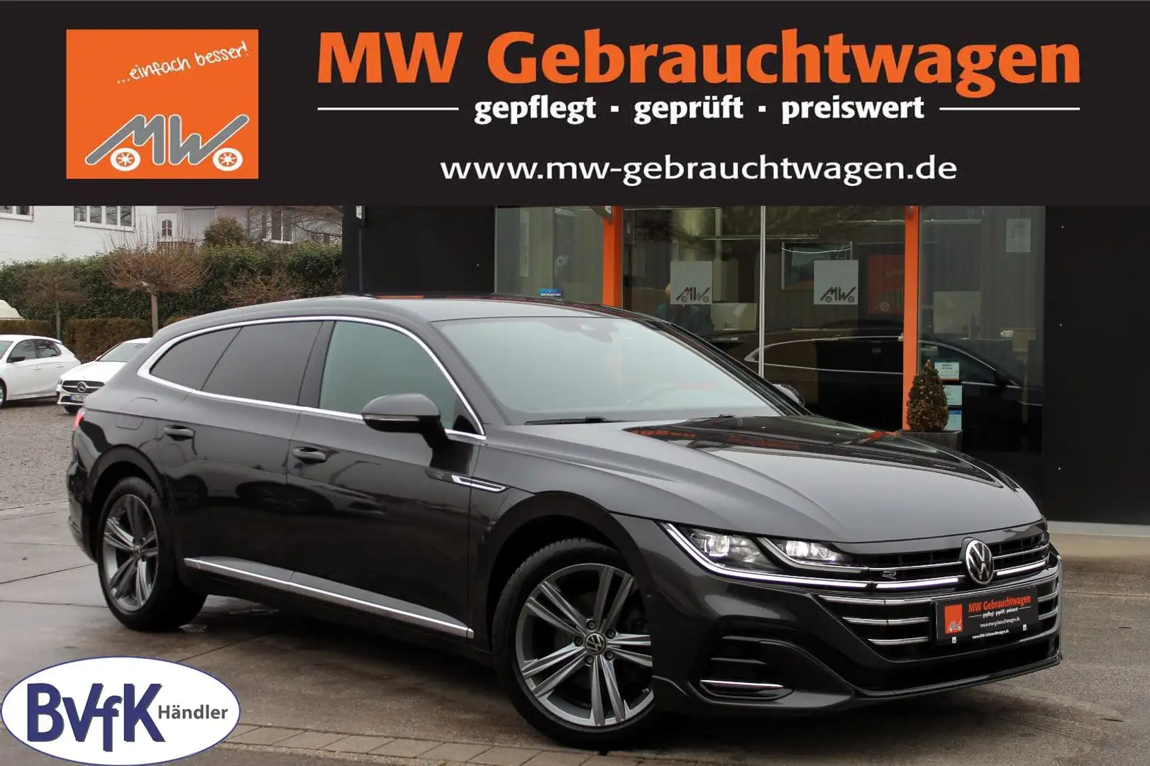 Volkswagen Arteon SB R-Line 2.0 TSI DSG ACC LED PDC KAM AHK Gris - 1