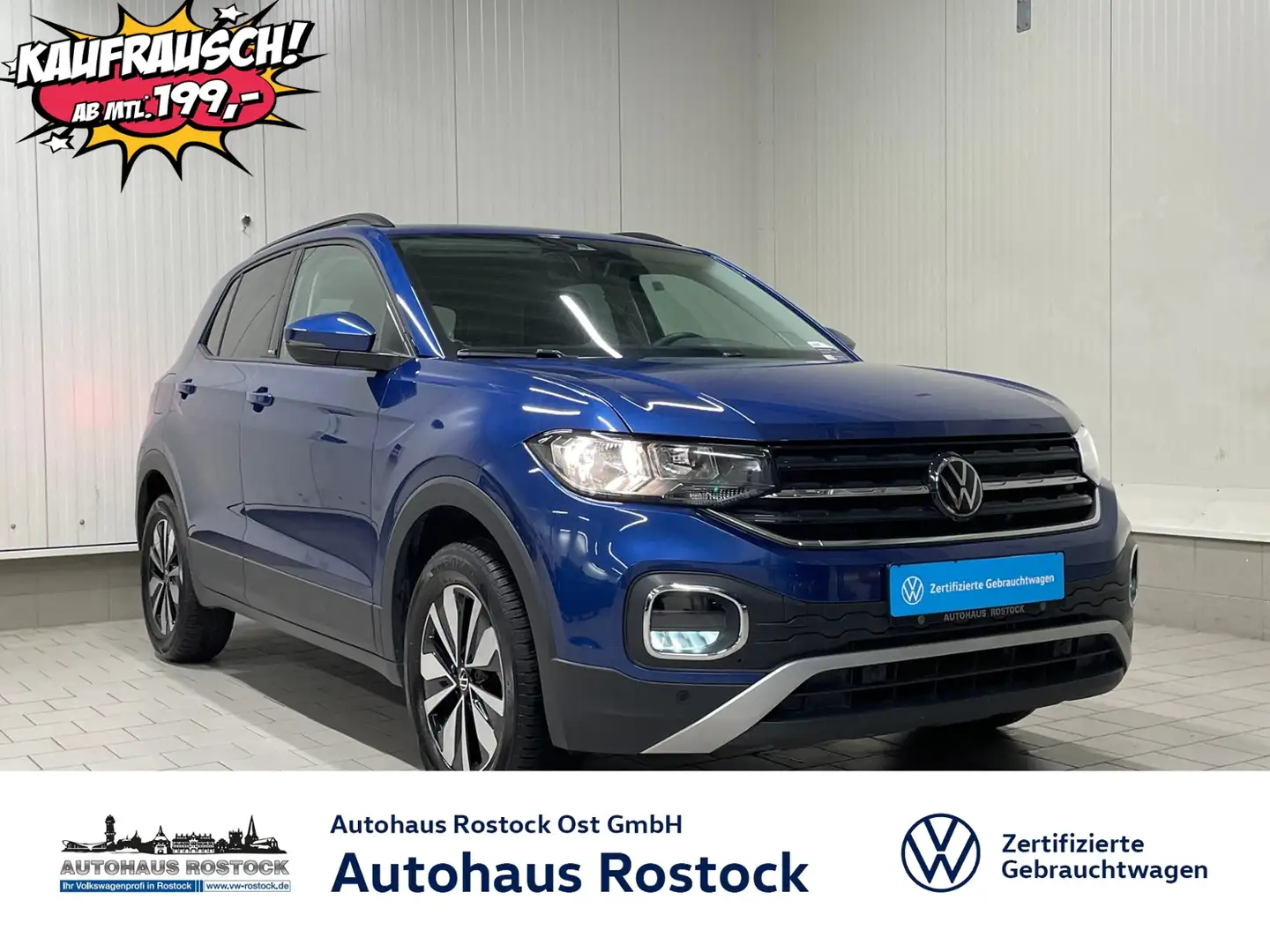Volkswagen T-Cross Move 1.0 TSI DSG ACC NAVI KAMERA SHZ Blau - 1