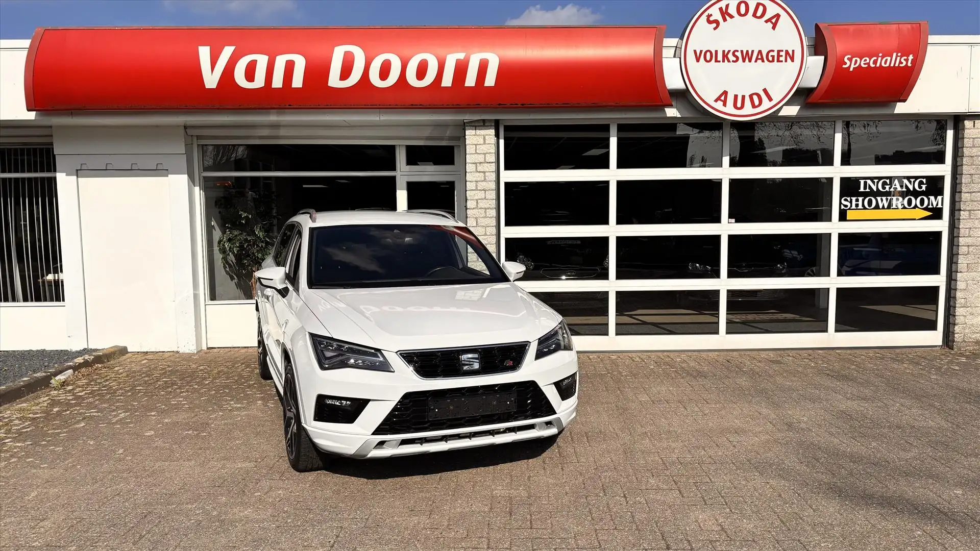 SEAT Ateca 1.4 EcoTSI 150pk 4DRIVE DSG-6 FR Full link, Apple Blanc - 1