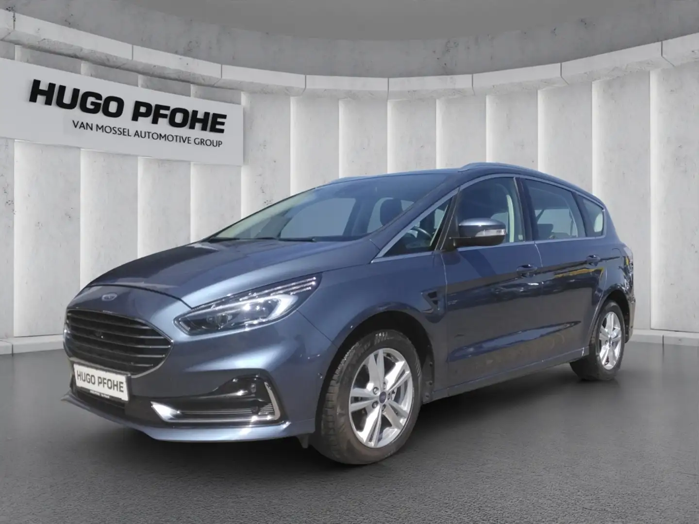Ford S-Max 2.5 Duratec (FHEV) Hybrid Titanium (EURO 6d) Blau - 1