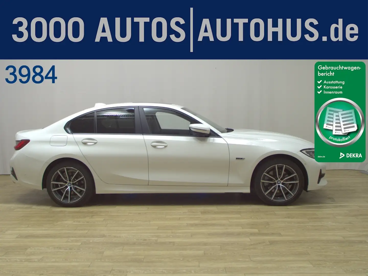 BMW 320 e Advantage Glasdach LC Prof. Memory HiFi Weiß - 1