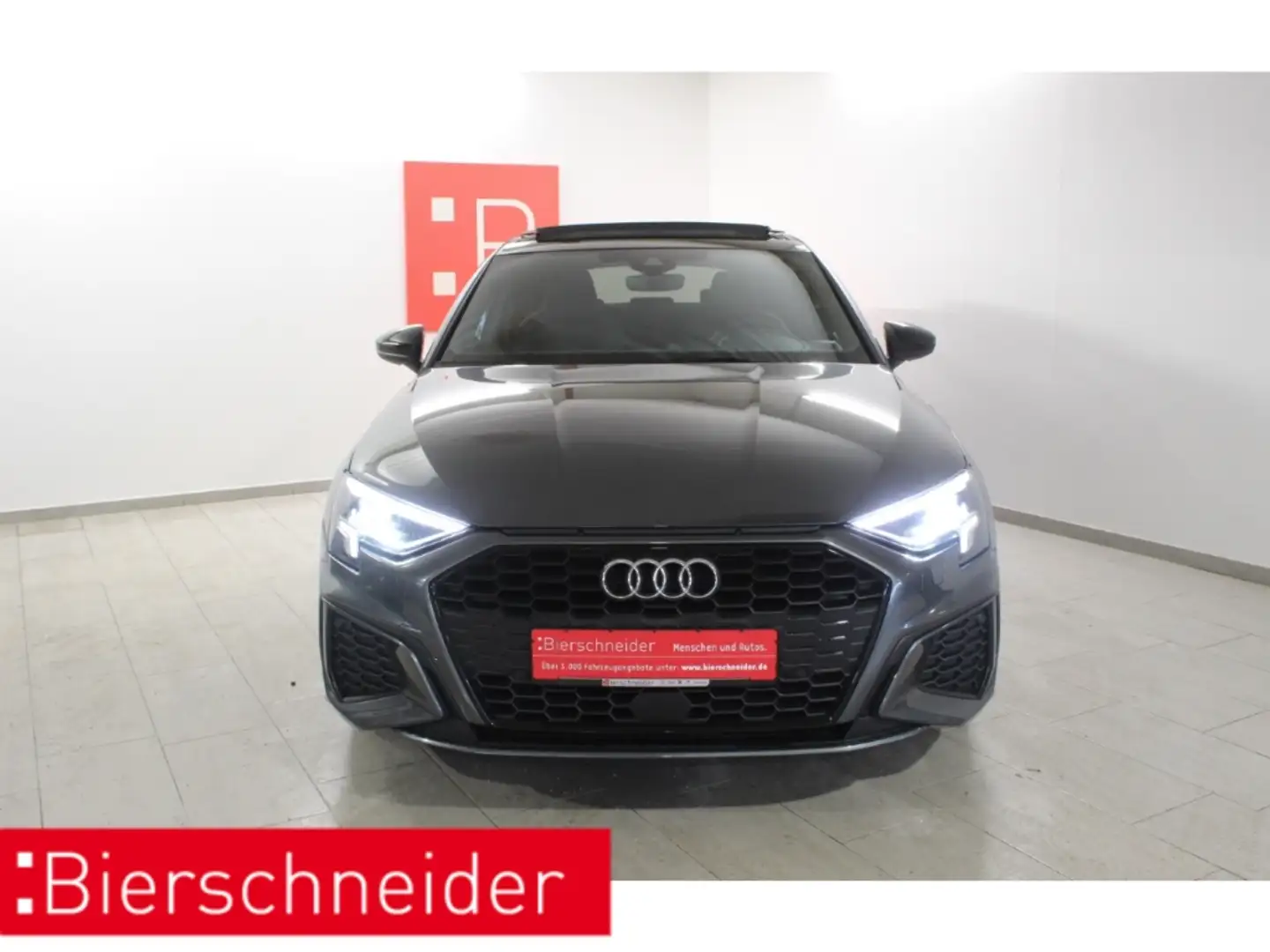 Audi A3 Sportback 35 TDI S-Tronic 2x S-Line  Black 18 ACC Grau - 2