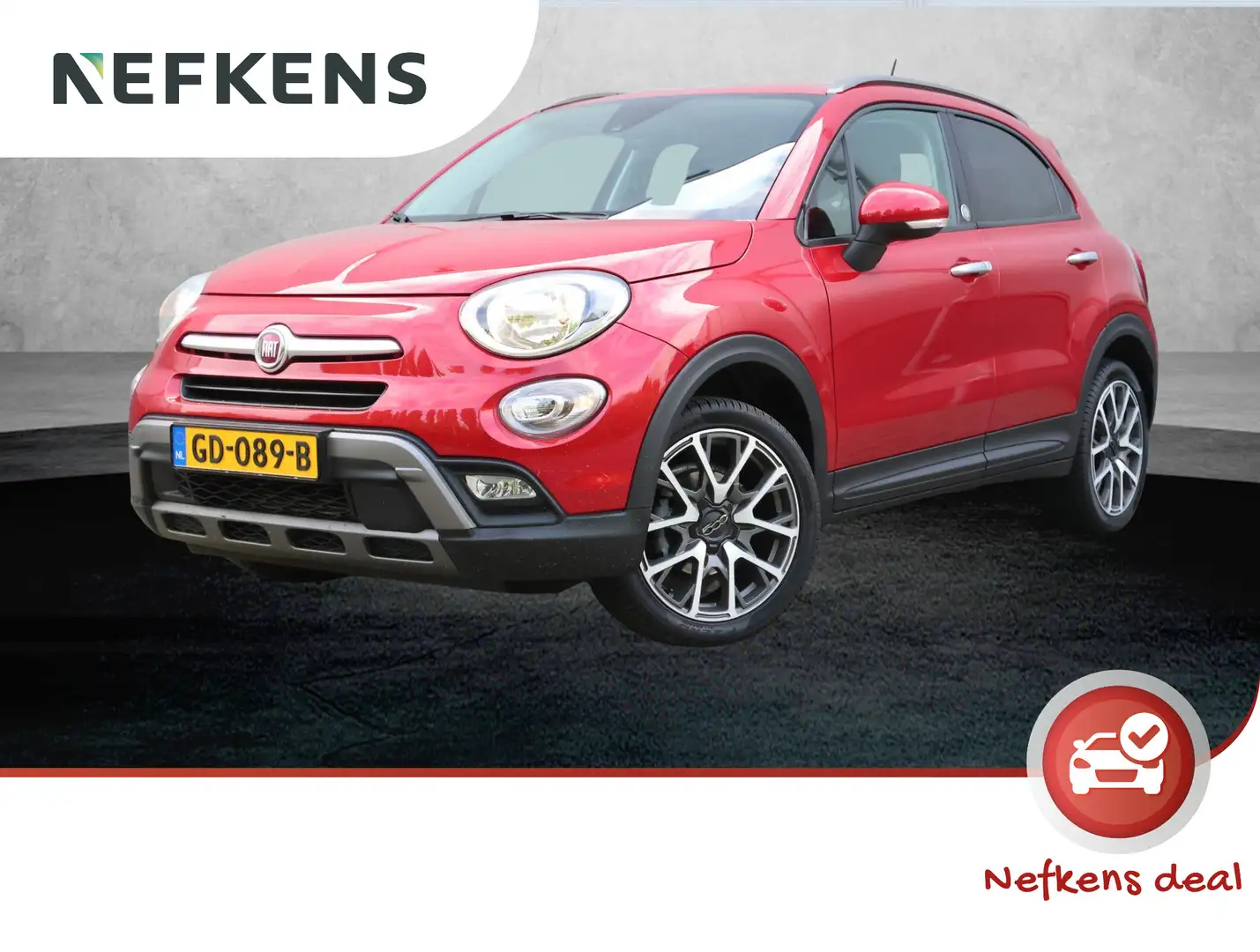 Fiat 500X 1.4 140pk Cross | Climate Control | Navigatie | St Rojo - 1