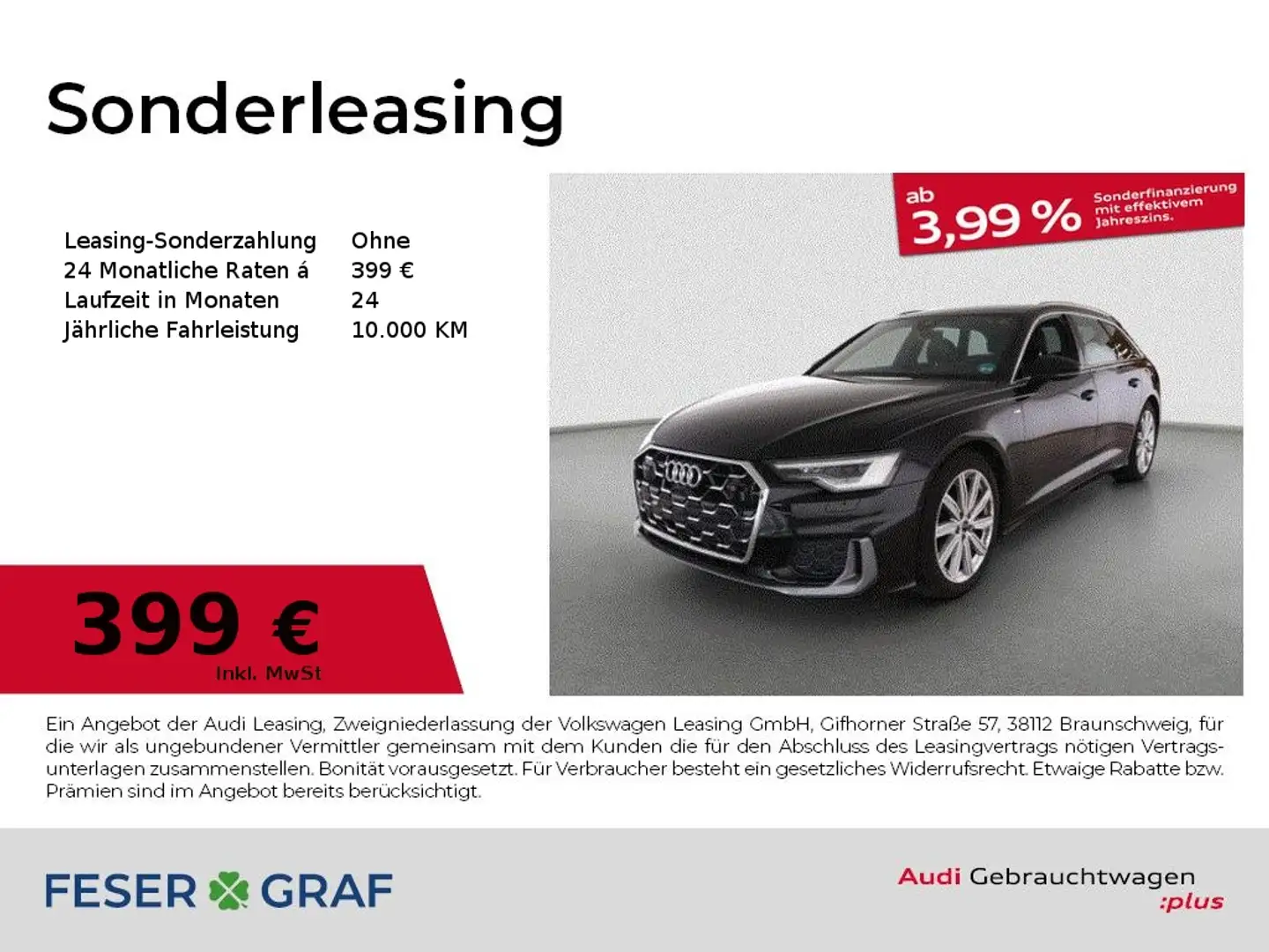 Audi A6 Avant S line 50 TDI quattro tiptronic Vir. Cockpit Schwarz - 1